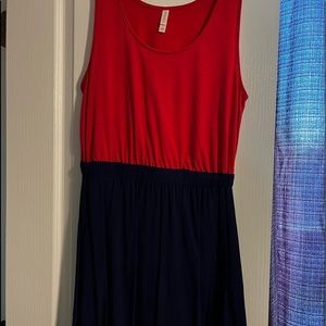 Xhiliration sleeveless short dress